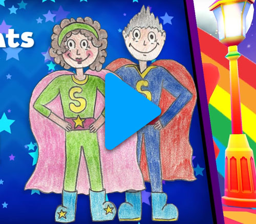 In Skoolbo, a child's Grandparents are superheroes! Motivate your grandchildren to learn!